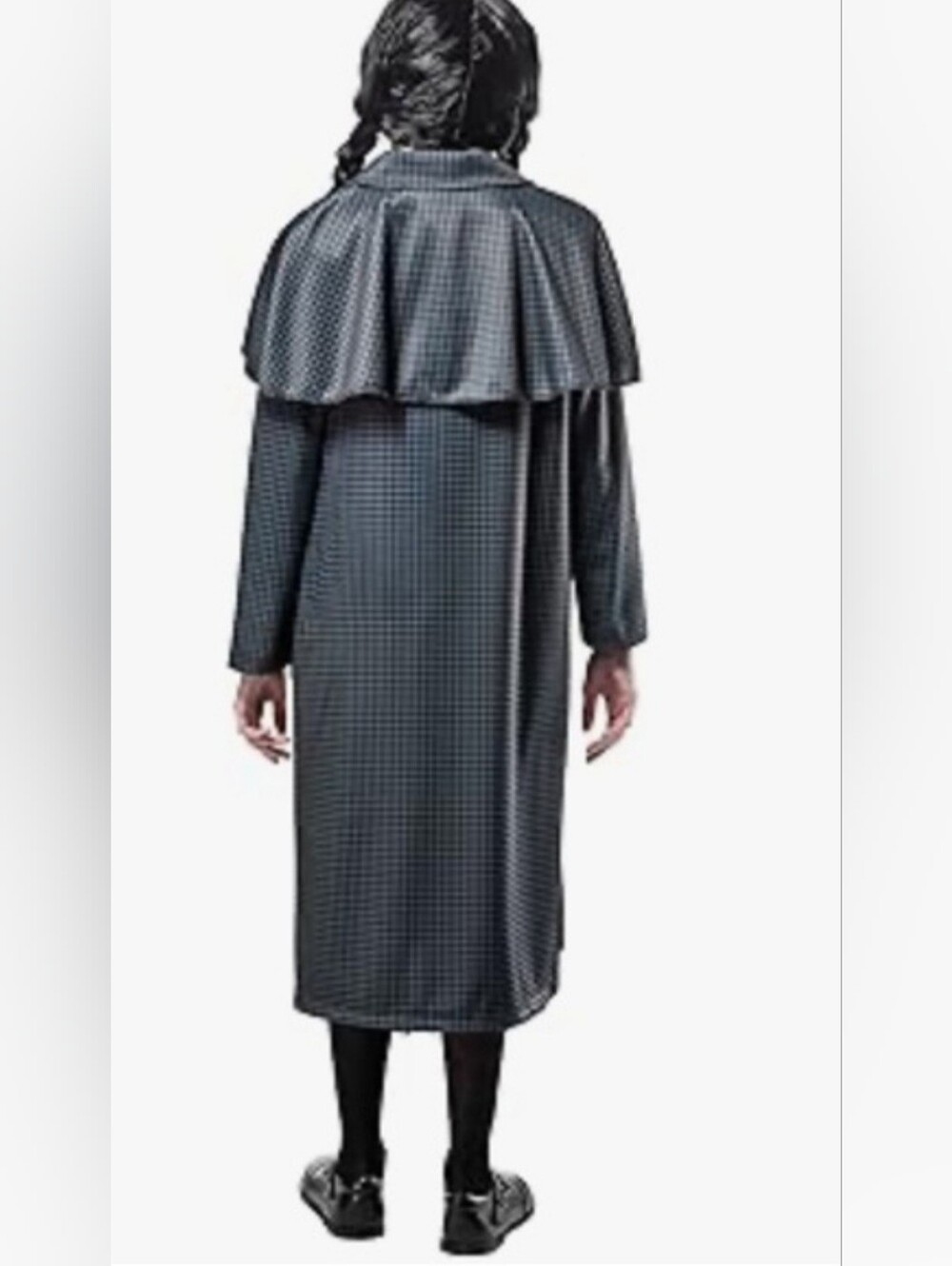 New Kids Small Wednesday Addams Child Costume Coat - Picture 3 of 8
